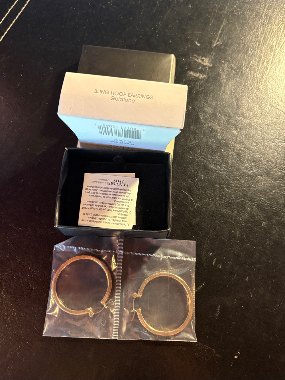 Avon Goldtone Hoop Earrings